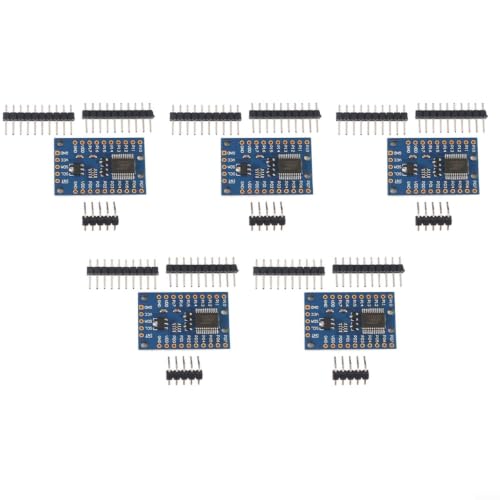 NiuLumea 5pcs PCF8575 I2C IO Expander Board, 16 puertos de salida de entrada programables, control de relé, módulo serie 25-55V para Arduino para Raspberry Pi