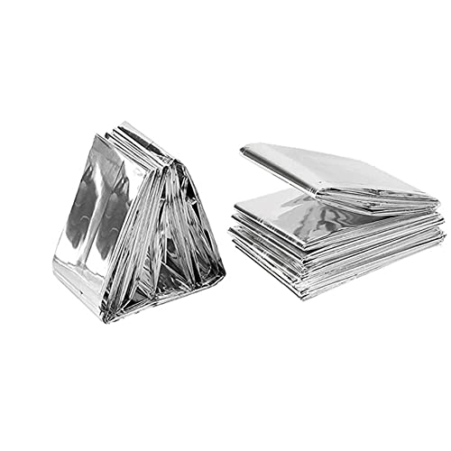 Emergency Mylar Thermal Blankets - 12 Pack | Survival Space Fire Blankets for Outdoor Adventures, Marathons, First Aid | Waterproof & Windproof | Ideal for Camping & Hiking - Image 5