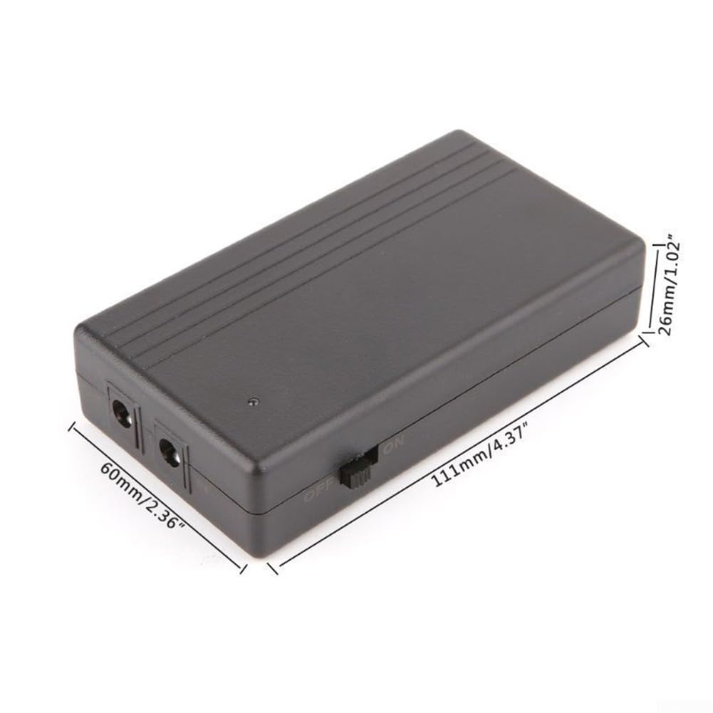 12V2A 22.2W UPS Batteria di continuità per router telecamera con protezione da sovraccarico e cortocircuito