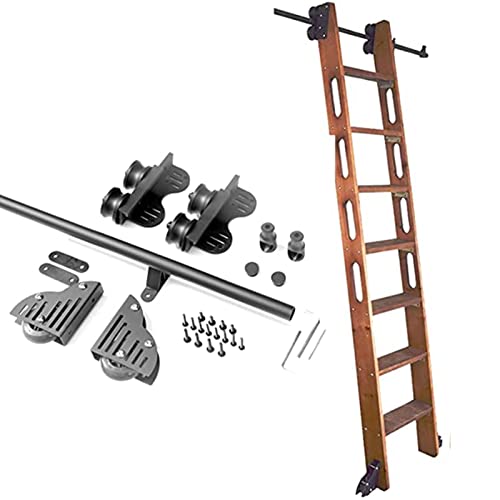 Kit quincaillerie porte de grange coulissante rail échelle rétractable 3,3 à 20 pieds - 3