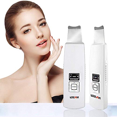 Preisvergleich Produktbild Skin Scrubber Mitesserentferner Ultraschall Porenreiniger Peeling Gesicht Ultraschallpeelinggerät Haut Scrubber Akne Entferner Hautreiniger Mitesser Entferner Ionen