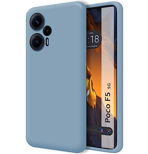 Tumundosmartphone Silicone Liquid Ultra Soft Case for Xiaomi Little F5 5G Blue