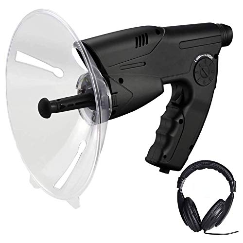 Microphone parabolique monoculaire pour écouter de loin et observer sans faire fuir les animaux