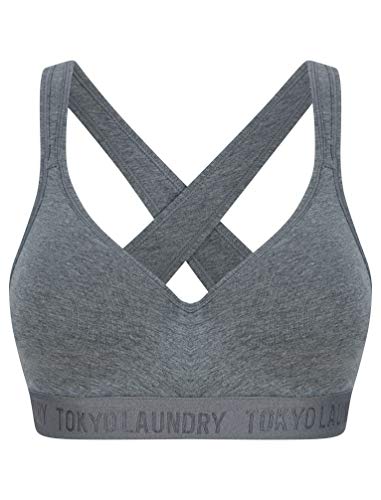 Tokyo Laundry Galexia - Sujetador deportivo inalámbrico de algodón Cover