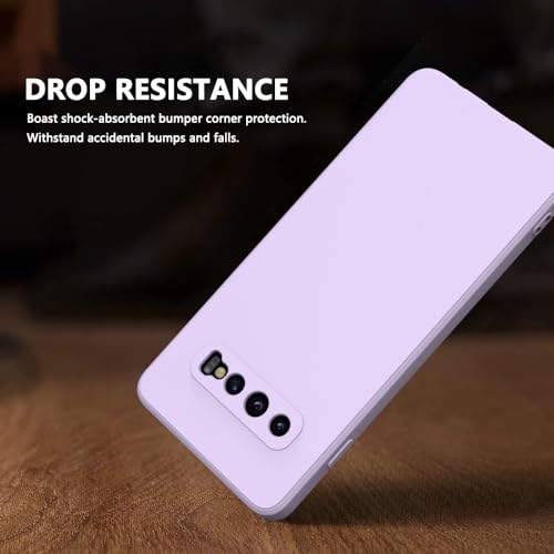 Image of for Samsung Galaxy S10 Case Purple, Scratch Resistant with Soft Touch, Slim Thin Phone Cover for Samsung Galaxy S10