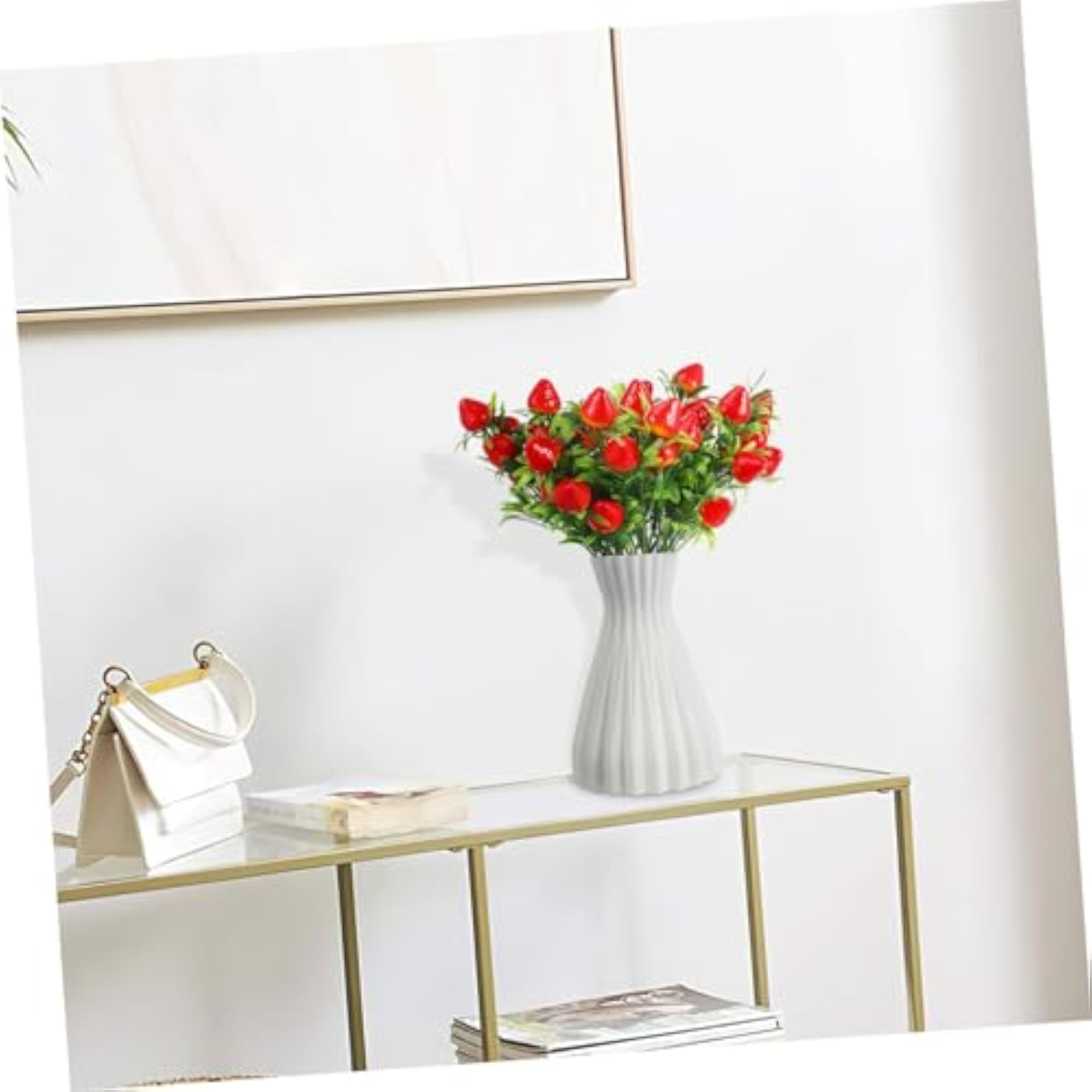Realistic Simulated Strawberry Bouquet for Home Decor