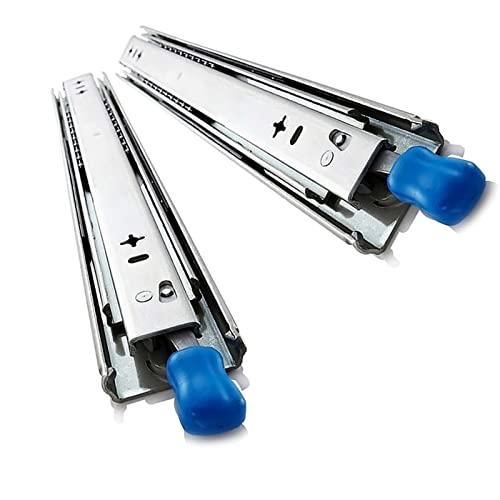 Guías para cajones con cierre suave silencioso y sistema extensible de 3 pliegues