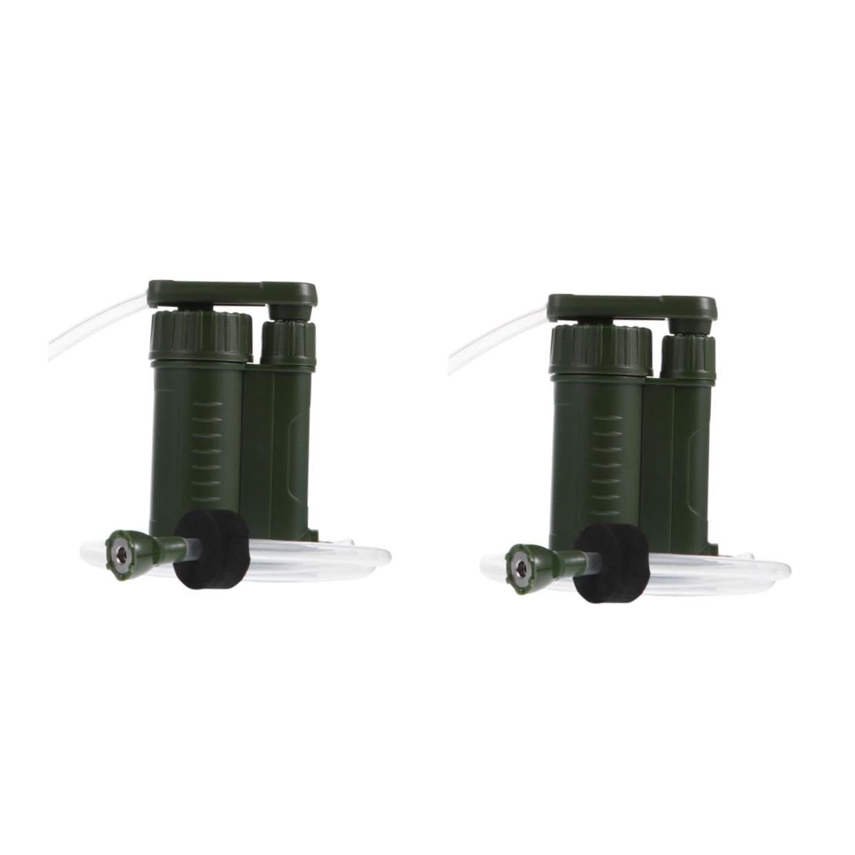 2-Pack Lightweight Portable Water Filter Pump for Camping & Outdoor Use 2-Pack Lightweight Portable Water Filter Pump for Camping & Outdoor Use