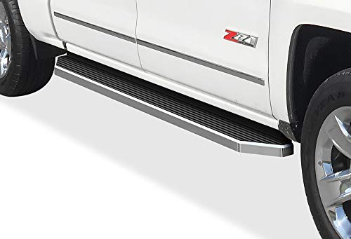 Estribos planos de acero inoxidable APS 304 para Chevy Silverado miniatura 4