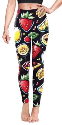 Sister Amy Women's High Waist Printed Halloween Themed Ankle Elastic