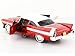 Greenlight 1958 Plymouth Fury Red Evil Version (with Blacked Out Windows) Christine (1983) Movie 1/24 Diecast Model Car