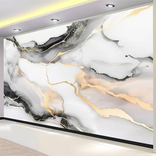 Papier peint mural effet 3D à rayures grises décoration de chambre 400 x 280 cm