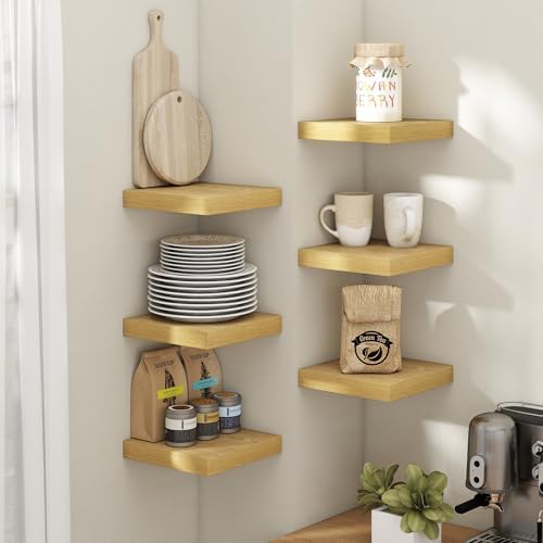 clutter free gift for minimalist friend shelves holding spices and jars