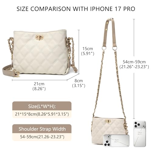 Image of Small Crossbody Bags for Women Purses Fashion Leather Lightweight Handbags Shoulder Bag