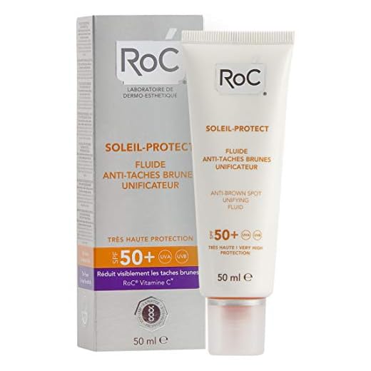 ROC Soleil Protect - Fluido Unificante, Anti-Manchas, SPF50+, 50 ml