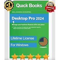 Quick-Books Desktop Pro 2024 Lifetime | 1 User | Instant Delivery | Amazon Message Delivery (Within 1-5hrs)| 100% Money Back Guarantee
