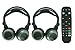 Easytry123, 2 Headphones for Chrysler (Town and Country£ Pacifica Voyager (Grand Voage£300C UConnect VES UCONNECT Audio System withRemote