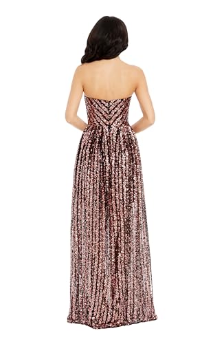 Dress the Population Women's Audrina Fit and Flare Maxi Dress4