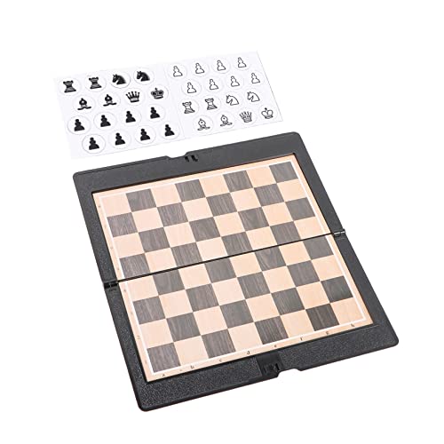 FOYTOKI Portable Chess Game 2 Pack Foldable International Chess for Travel Parties and Collectors