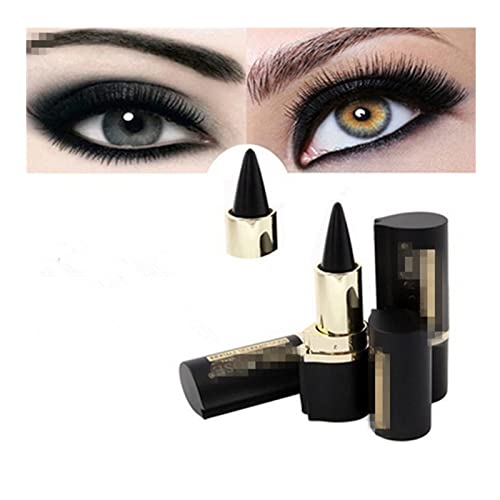 Makeup Eyes Pencil, Ultra Black Gel Eyeliner, Long-Lasting Waterproof Smudge Proof Eyeliner for Women Girls