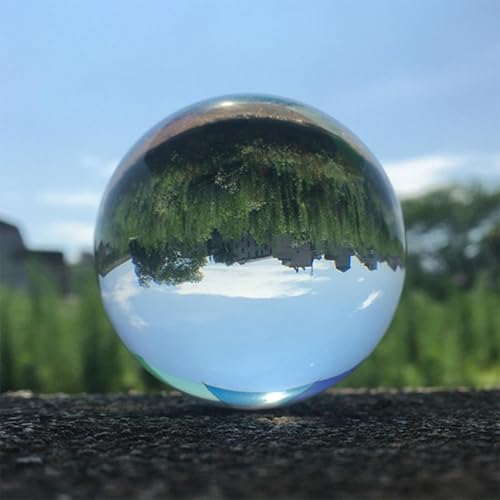 Bola de cristal de cristalografía pura de 18cm con base decorativa de lujo 8