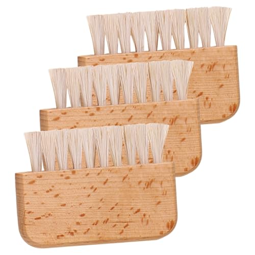 Gatuida 3Stücke Nagelbürsten aus Ziegenhaar