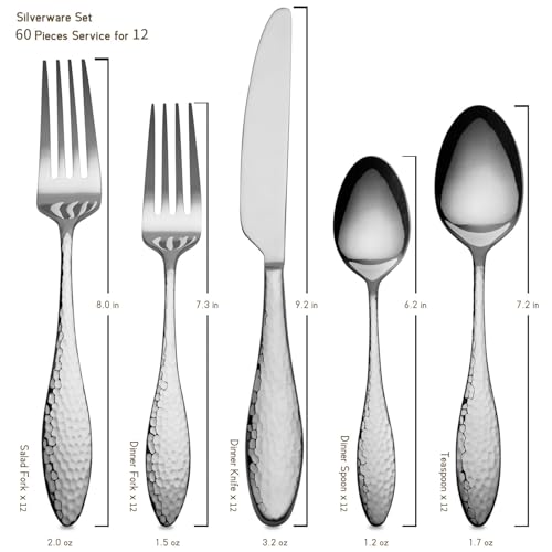 Alata-Emma-60-Piece-1810-Silverware-Set-Hammered-Flatware-Set-Heavy-Duty-Stainless-Steel-Cutlery-Set-Modern-Kitchen-Utensils-Dinnerware-Sets-Service-for-12-Mirror-Polished-Dishwasher-Safe