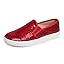 Red Sequin Slip on