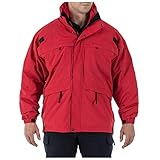 5.11 Tactical Men's 3-in-1 Waterproof Work Parka, Insulated, TacTec System Compatible, Style 48001