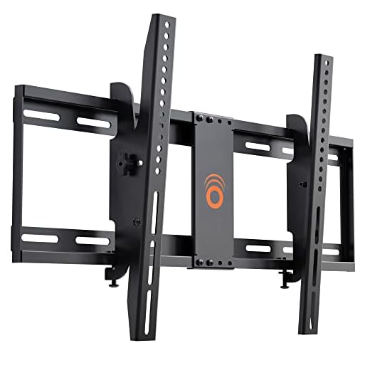 ECHOGEAR Tilting TV Wall Mount with Low Profile Design for 32-70 inch TVs - Eliminates Screen Glare with 15 Degrees of Smooth Tilt - Easy Install with All Hardware Included - EGLT1-BK