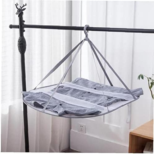 TOSSPER Home Dryer Drying Rack Folding Hanging Clothes Laundry Basket Dryer Sweater Cloth Net Dry Rack Mesh Hanger