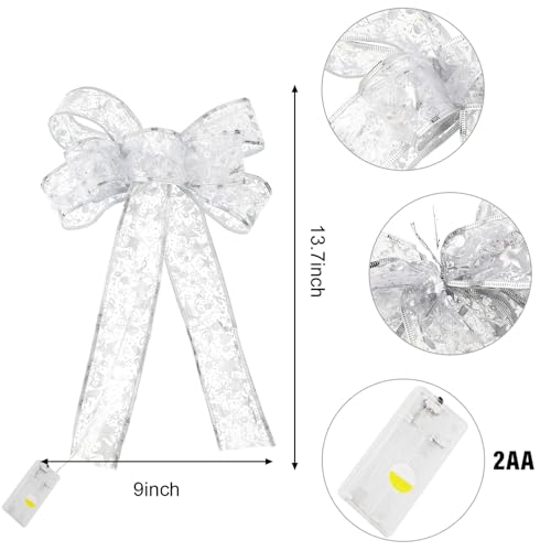 Arcos de cinta LED de Navidad Mudder con luces para decorar el árbol y guirnaldas 3