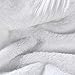 Superior 100% Egyptian Cotton Solid Bath Sheet Set, White, 2-Piece