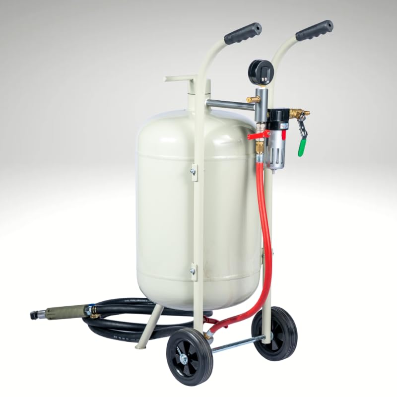 BPAC Sableuse Portative 40 L - Aerogommeuse Mobile à Pression Pneumatique