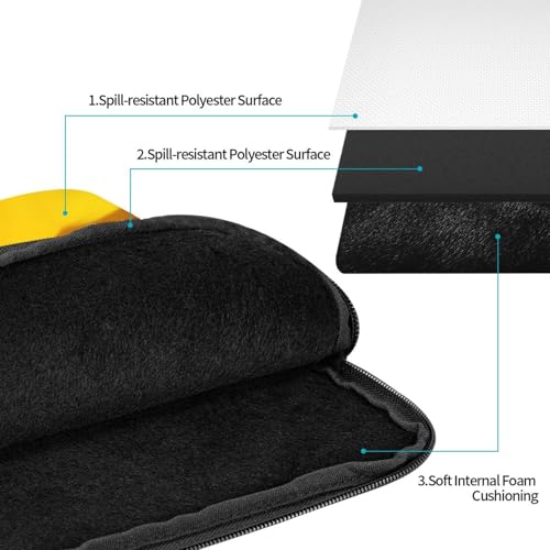 Frog In The Pistil Laptop Sleeve Case 15 Inch Suitable For Notebook Computer Tablet Traveling Carrying Simple Case3