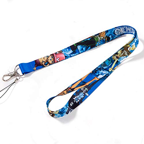 Anime One Piece Monkey D. Luffy Blue Lanyard (SBlue1)