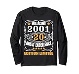Photo Gallery 20 ans anniversaire millésime 2001 fabriqué en 2001 maglia a manica Photo Gallery 20 ans anniversaire millésime 2001 fabriqué en 2001 maglia a manica