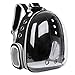 Hoogtecly Mochila para Gatos, Bolsa de Transporte Grande Transparente con Burbujas para Mascotas, portatil ventilado para Perros pequeños