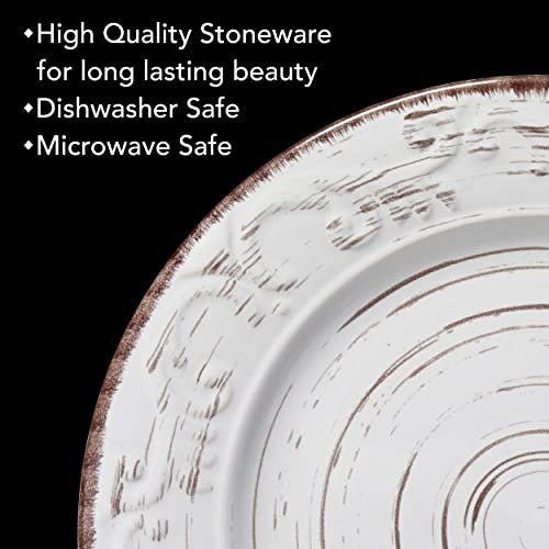Pfaltzgraff 5217179 Trellis White 16-Piece Dinnerware Set thumb #4