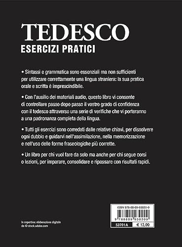 Tedesco. Esercizi Pratici. Sostantivi, Aggettivi, Pronomi, Avverbi, Preposizioni, Verbi. Con MP3 - 2