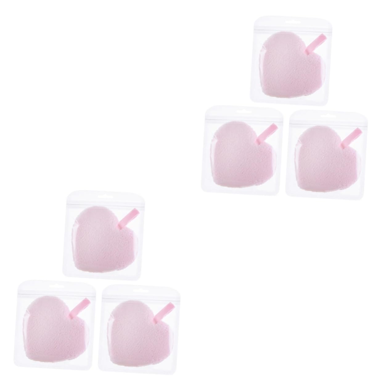 Angoily 6 Pcs Face Pad Makeup Cotton Puff for Face Cotton Face Pads Reusable Facial Cleaning Pad Foundation Applicator Makeup Powder Puff Rounds Flat Cotton Pad The Face Makeup Pad