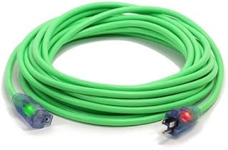 100 ft. 1.67 Green Pro Glo Extension Cord