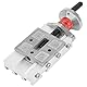 Z008M Kompakte Eisen-Metall-Kreuzschlitten-Aluminiumlegierung, Teile mit linearer Bewegung Schieberegler 32 mm für Z-Achsen- und Y-Achsen-Bearbeitung