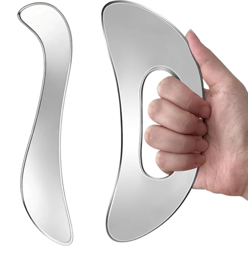 Stainless Steel Gua Sha Tool Ergonomic Body Muscle Scraping Massage Scraper