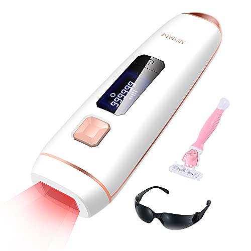 MYWIN Laser Hair Removal for Women -IPL Hair Removal Device with SAFEST Cerificate PERMANENT Hair Removal at Home Use PERMANENT Hair Removal Device with PREMIUM 999999 Flashes QUARTZ Lamp