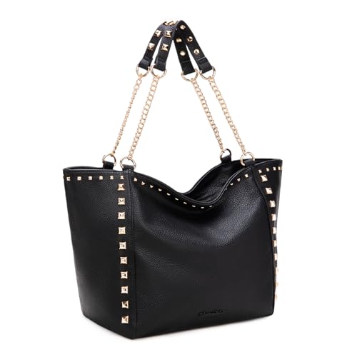 Bolso Tote Grande para Mujer Oversized con Cadena miniatura 1