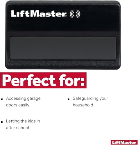 LiftMaster 371LM Security+ 1-Button Garage Door Opener Remote Control - Connects to App - Works only with post-2005 LiftMaster and Craftsman Garage Door openers with a Purple Learn Button 315MHz - Thumbnail 4