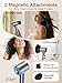 Hair Dryer, 160000 RPM High-Speed Ionic Low Noise Blow Dryer with Brushless Motor for Fast Drying, Thermo-Control Quiet Hair-Dryer with Diffuser and Nozzle for Home Travel Salon