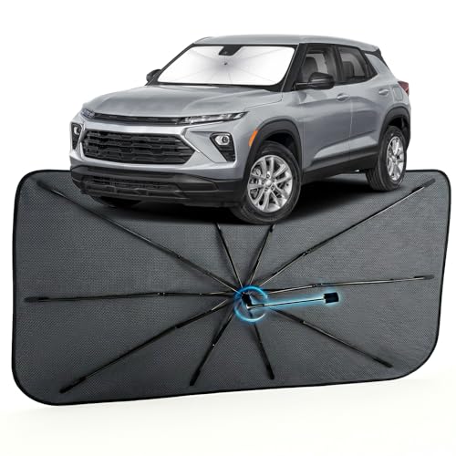 Image of Car Windshield Sun Shade for Chevrolet Trailblazer 2021-2026 -[Reflective Coated Fabric] Sunshade Umbrella for Front Window, Car Shades Sun Visor Keep Car Cool and Protects Interior, 1:1 Exact Fit