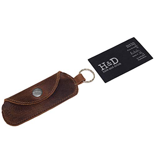 image for Hide & Drink, Leather Band Aid Holder / Key Ring / Holder / First Aid 